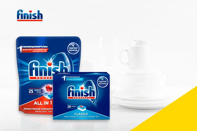 Таблетки Finish для посудомоечных машин 