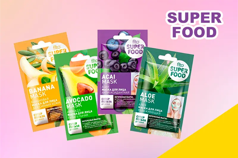 Маски для лица SUPER FOOD