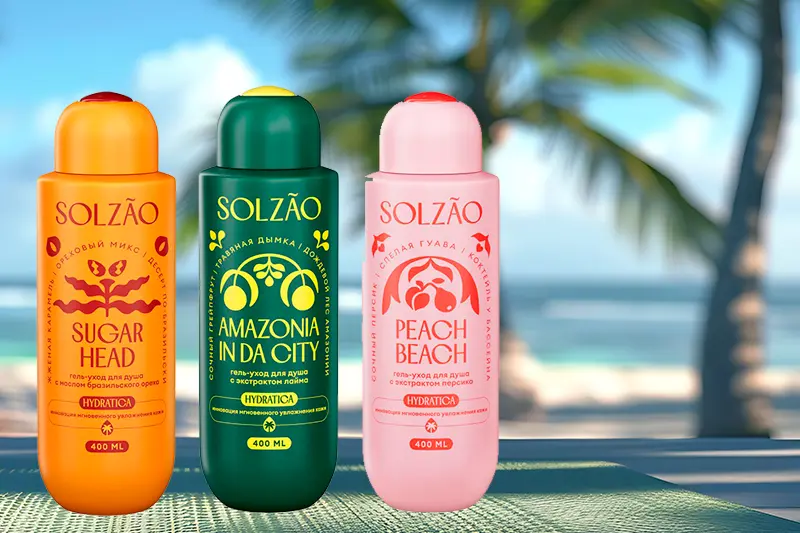 Гели для душа Solzão