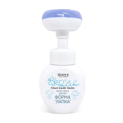 Dukes home wonders мыло пенка для рук форма лапка аромат колокольчик 300 мл 