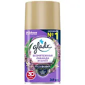 Glade automatic запасной баллон безмятежная лаванда и алоэ 269 мл
