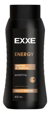 Exxe men шампунь укрепляющий  сила и энергия energy 400 мл 