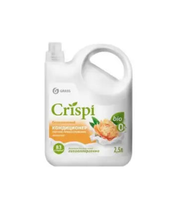Grass crispi кондиционер ополаскиватель для стирки концентрированный уютное прикосновение флакон 2500 мл 