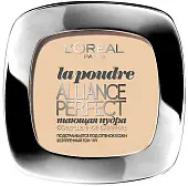 Компактная пудра LOREAL АЛЬЯНС ПЕРФЕКТ D3 Светло-бежевый золотистый
