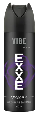 Exxe men дезодорант аэрозоль vibe 200 мл xl размер 