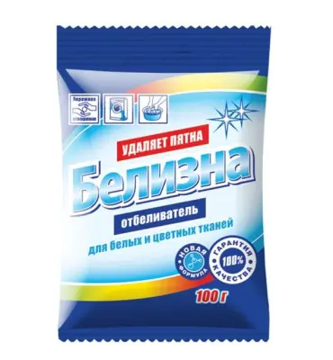 Белизна отбеливатель для белых и цветных тканей 100 г 