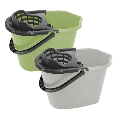 York ведро с отжимом прямоугольное 10 л 