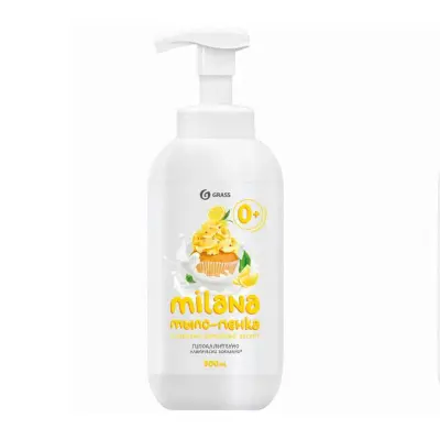 Grass Milana жидкое мыло пенка сливочно лимонный десерт 500 мл 