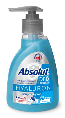 ABSOLUT PRO жидкое мыло серебро гиалурон 250 г 