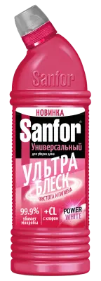Sanfor universal 10 в1 средство для чистки и дезинф ультра блеск чистота и гигиена 750 мл 