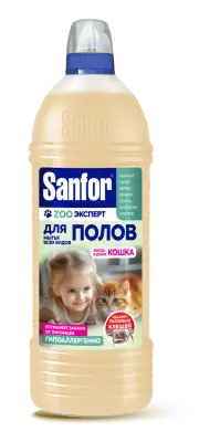Sanfor zoo эксперт для мытья полов когда в домекошка 500 мл 