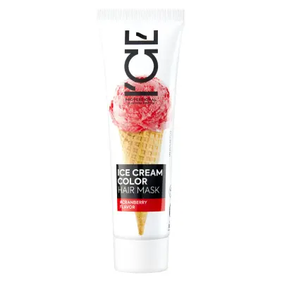 ICE Professional ice cream color тонирующая маска для волос cranberry 100 мл 