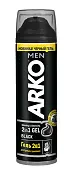 Arko men гель для бритья с активированным углем 240 мл black
