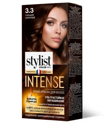 Stylist Color Pro Intense краска для волос тон 3.3 горький шоколад 