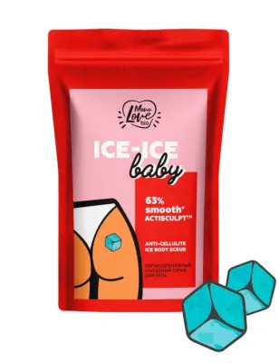 MonoLove Bio кофе скраб лимфодренажный холодный Ice-Ice Baby дой-пак 200г 