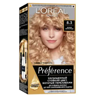 L'oreal Preference краска для волос 8.3 канны 