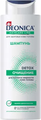 Deonica шампунь для волос  detox очищение 380 мл 