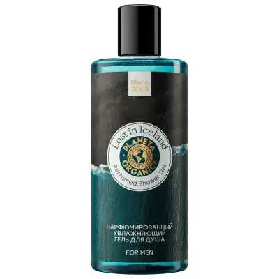 Planeta Organica soultravel for men увлажняющий мужской гель для душа lost in Iceland 300 мл 