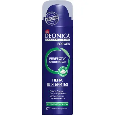 Deonica for men пена для бритья для чувствительной кожи  240 мл 