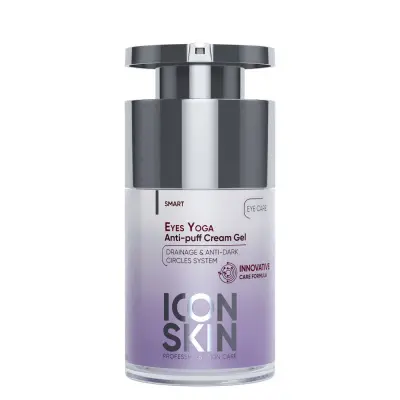 Icon Skin eyes yoga крем гель от отеков и темных кругов 15 мл 
