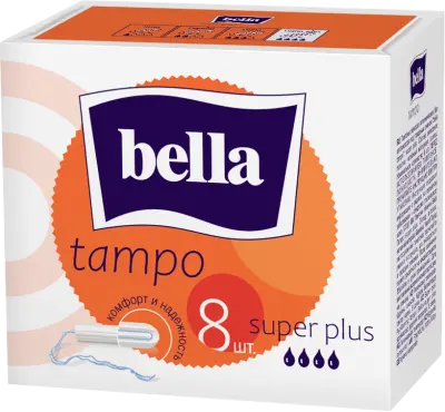 Тампоны без аппликатора BELLA premium марки tampo bellaSuper Plus 8 шт 