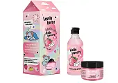 Подарочный набор lovely berry гель для душа для бодрого утра hello sweety 200 мл сахарный скраб для тела delightful blossom 120 г