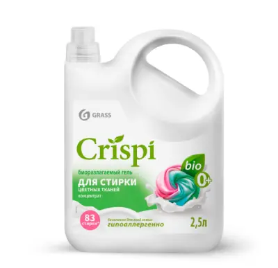 Crispi гель для стирки цветного белья концентрат флакон 2500 мл 