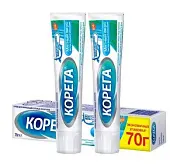 Корега экстра сильный мятный крем для фиксации 2*70 гр