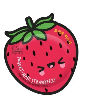El` Skin маска йогурт для лица клубника 