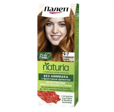 Палетт Naturia краска для волос 9-7 пленительный медный 