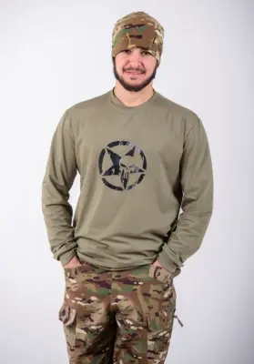 Black Rams Uniform пуловер  MTO-007 светло хаки размер XXL 