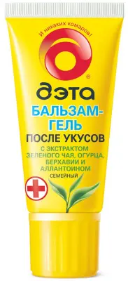 ДЭТА-АКВА Бальзам гель после укусов 20 мл 