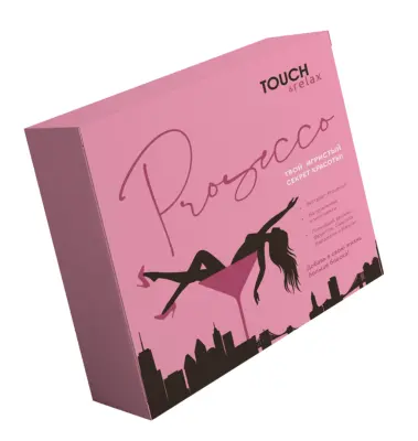 Подарочный набор TOUCH&Relax prosecco шампунь 300 мл + бальзам 300 мл + маска для волос 200 мл 