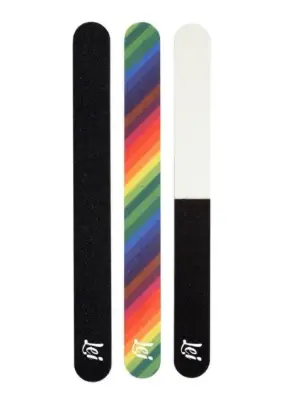 Lei комплект пилок для ногтей 3 предмета (полировочная + 2 шлифовочных) 