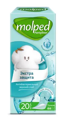 Molped ежедневные прокладки extra hygiene 20 шт 