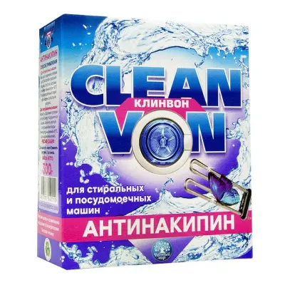 Средство от накипи КЛИНВОН Антинакипь для стиральных машин 300г 