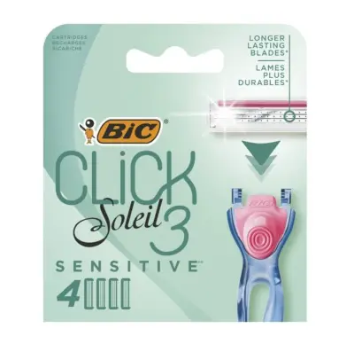 BIC click sensitive 3 кассеты 4 шт женские 