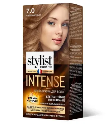 Stylist Color Pro Intense краска для волос тон 7.0 светло русый 