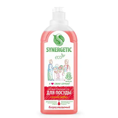 Synergetic гель для мытья посуды сочный арбуз 1 л 
