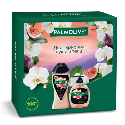 Palmolive пн роскошь масел с экстрактами инжира и белой орхидеи гель для душа 250мл+жидкое мыло 300 мл 