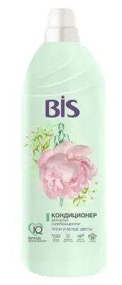Bis кондиционер для белья пион и белые цветы  900 мл 