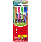 Colgate зубная щетка сенсация свежести special edition 4 шт средней жесткости для более свежего дыхания