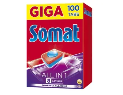 Somat таблетки для посудомоечных машин All in all 100шт 