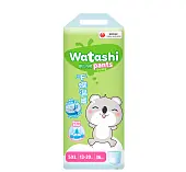 Watashi трусики подгузники одноразовые для детей 5/XL 13-20 кг jambo pack 36 шт
