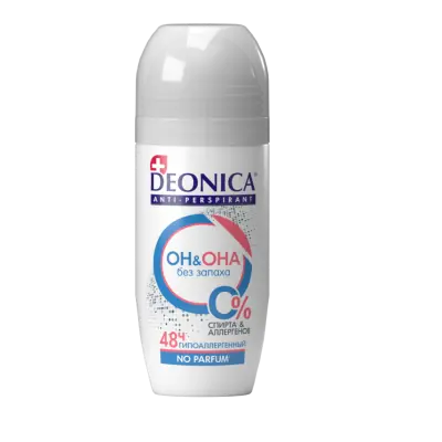 Deonica антиперспирант ролик он она 50 мл 