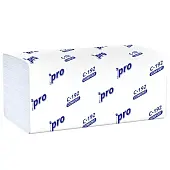 Protissue полотенца бумажные листовые однослойные 250 листов 20 пач в упак 1 ед = 1 пачка