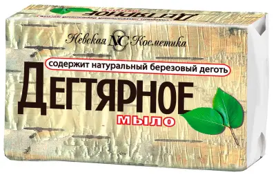 Невская Косметика туалетное мыло дегтярное 140 г 