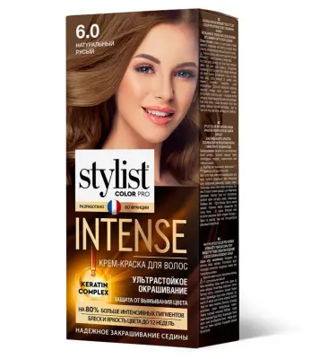 Stylist Color Pro Intense краска для волос тон 6.0 натуральный русый 