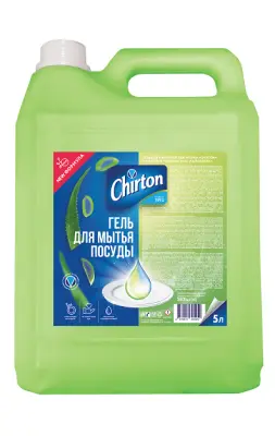 Чиртон гель для мытья посуды лемонграсс и алоэ вера 5000 мл 