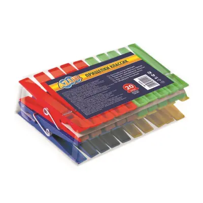 Azur прищепки классик 20 шт 